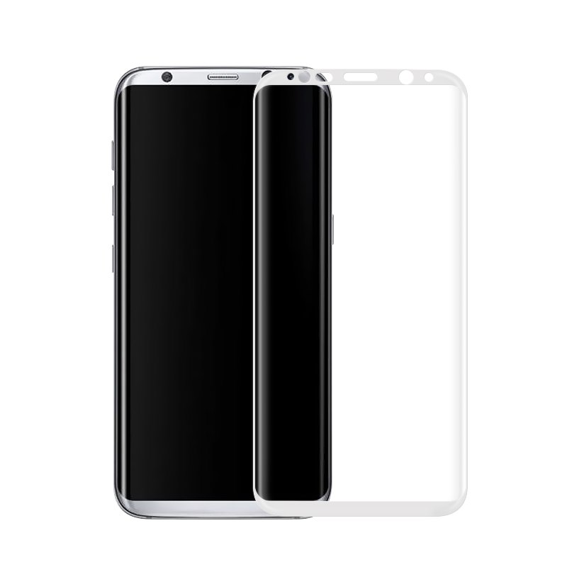 Защитное стекло Glass для Samsung Galaxy S8 Plus/G955 Silver (328061)