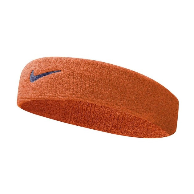 Повязка на голову NIKE SWOOSH HEADBAND TEAM ORANGE/COLLEGE NAVY - N0.1544.804.OS