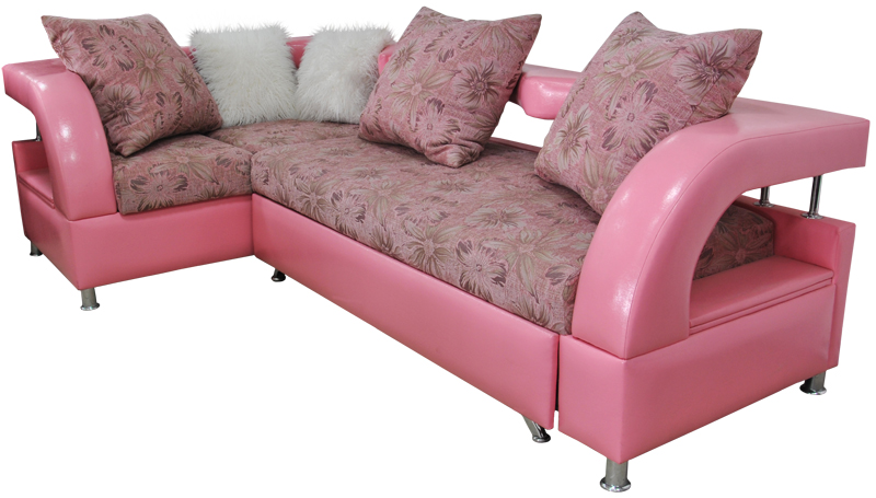 Угловой диван Ribeka Миллениум Розовый (УМ-600)