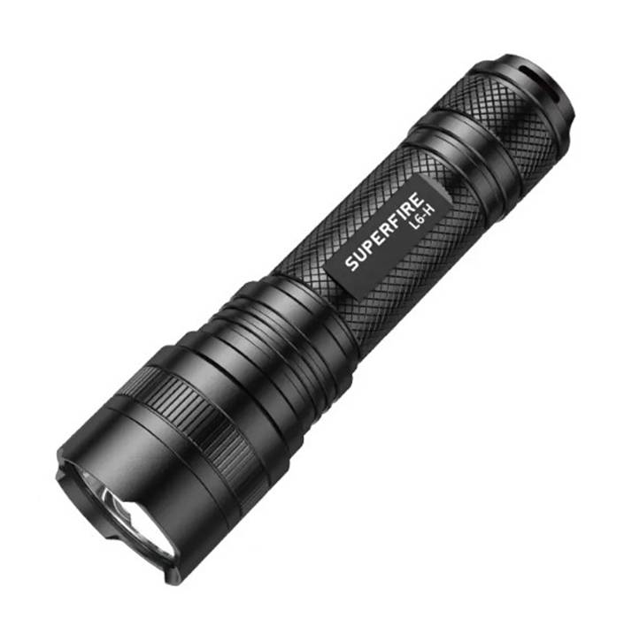 Фонарик ручной аккумуляторный SuperFire L6-G 2000 Lumen IP46 Black