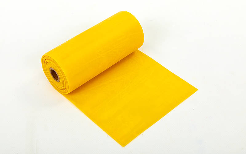 Лента эластичная для фитнеса и йоги  в рулоне CUBE FI-6256-5_5 550 x 15 x 0.045 см Желтый