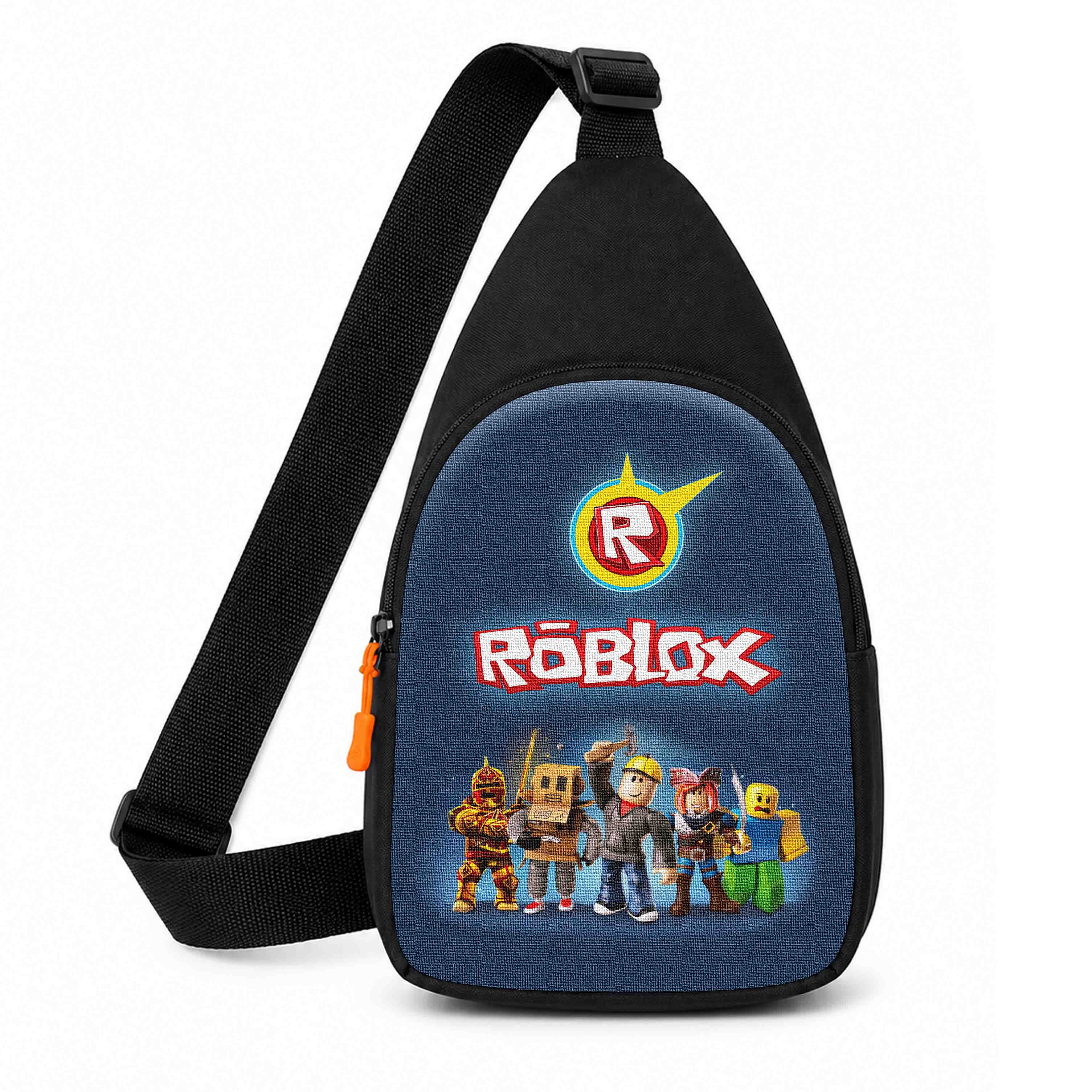 Дитяча сумка-слинг Roblox, чорна, 29x17x5 см