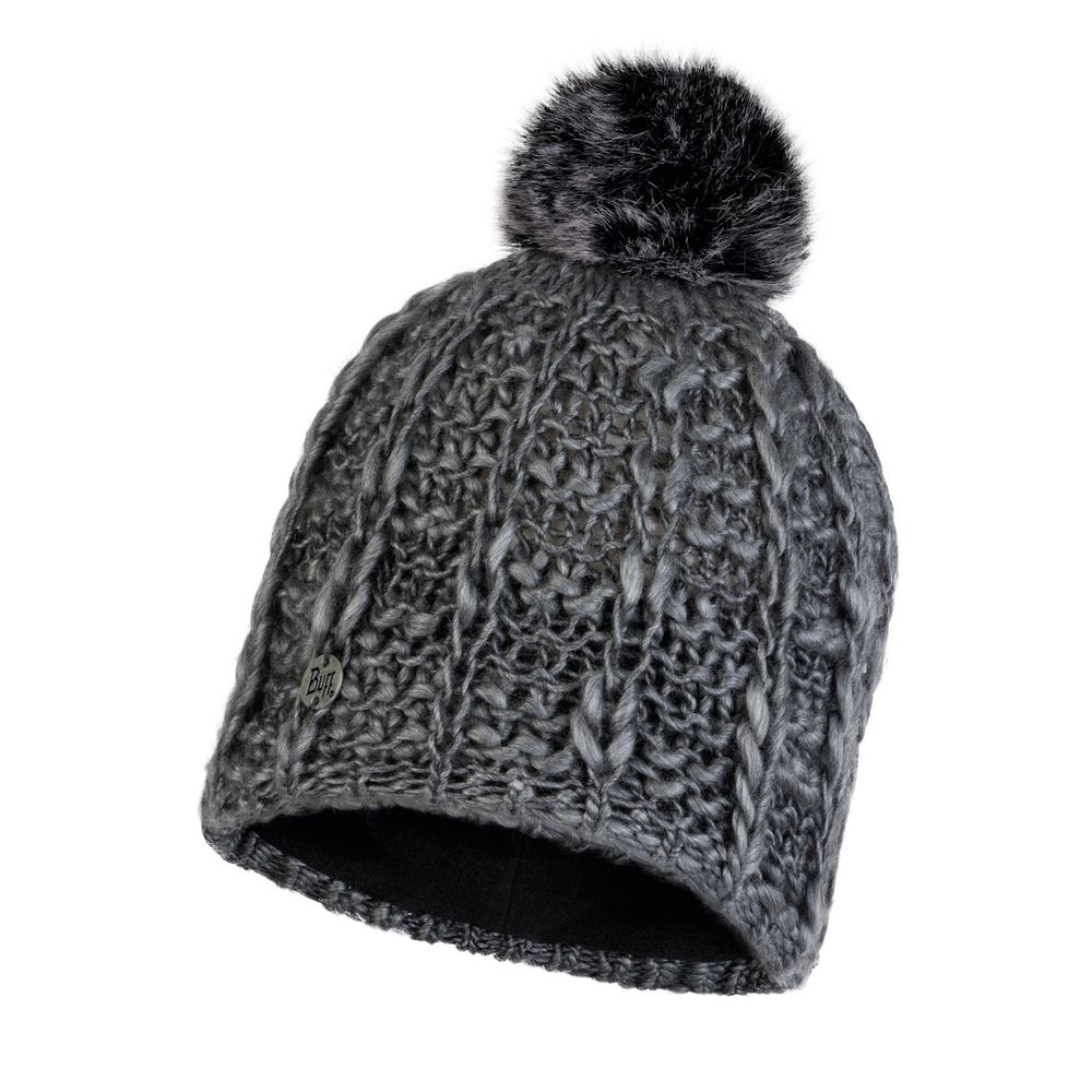 Шапка Buff Knitted & Polar Hat Liv New One Size Темно-Серый