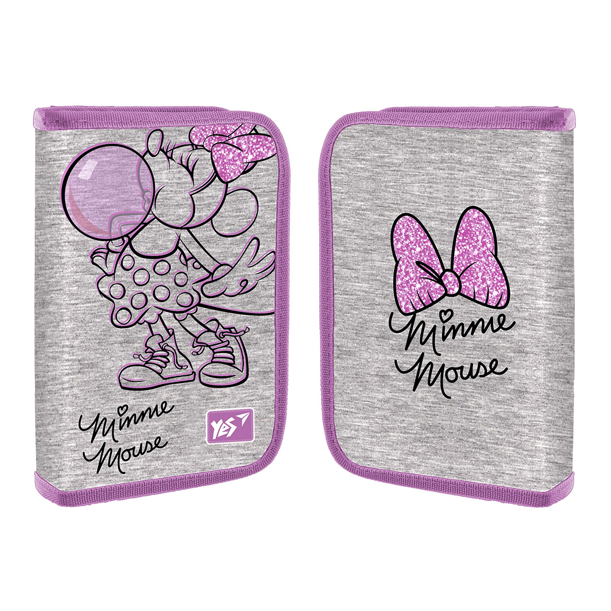 Пенал твердый YES одинарный без клапана HP-02 Minnie Mouse (533113)