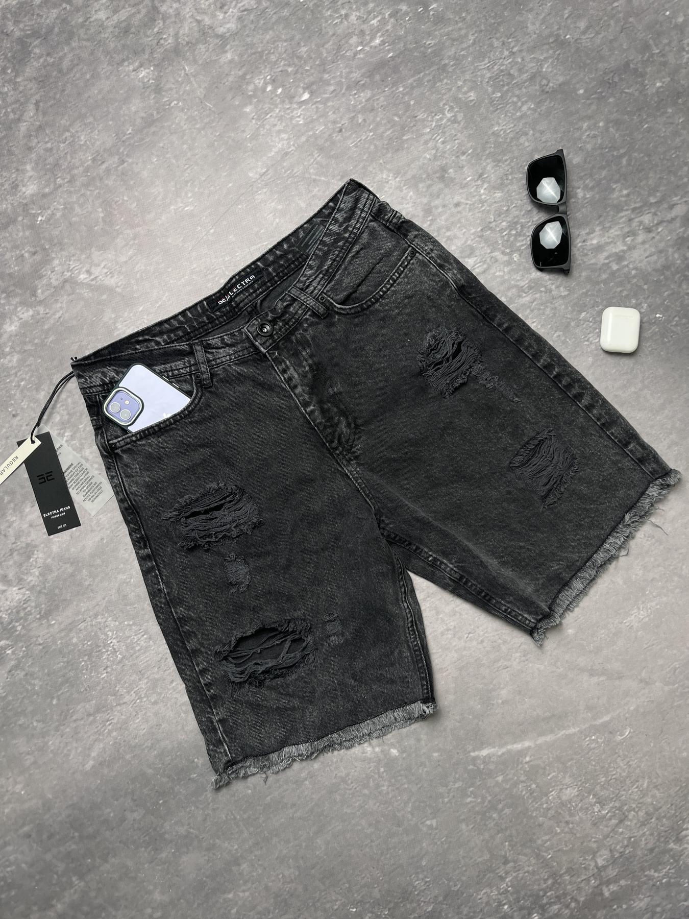 Шорты джинсовые Electra темно-серые 34 (1270517969/4)