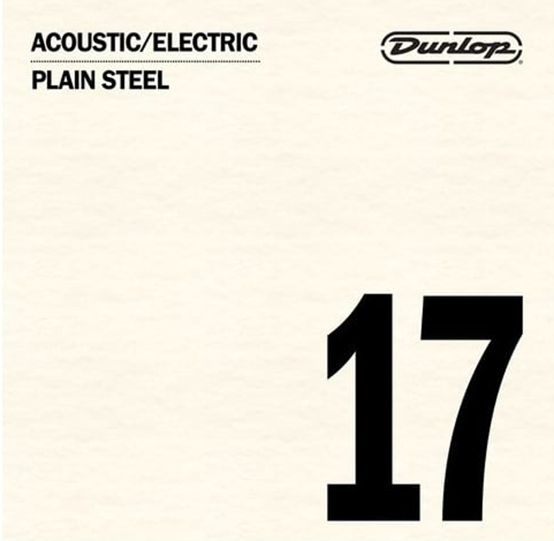Струна Dunlop DPS17 Acoustic Electric Plain Steel String .017