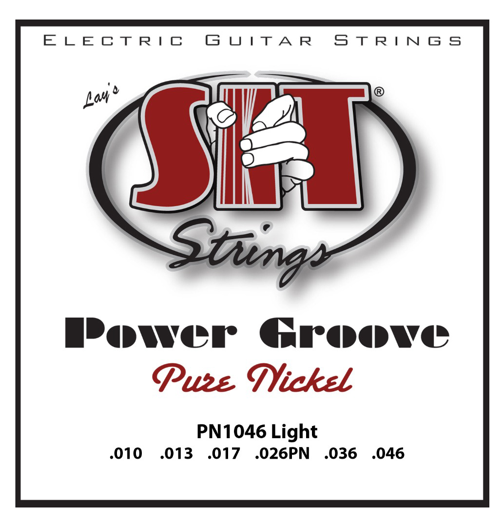 Струны для электрогитары 6 шт SIT SITPN1046 Light Pure Nickel Wound Electric Guitar String 10/46