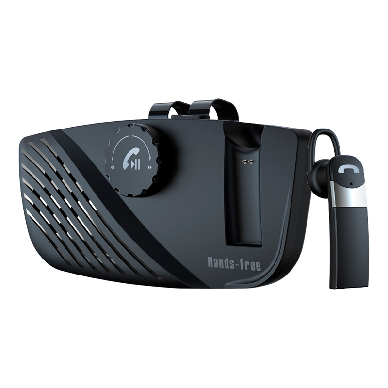 Громкая связь для авто Lesko SP16 микрофон Bluetooh в машину Black