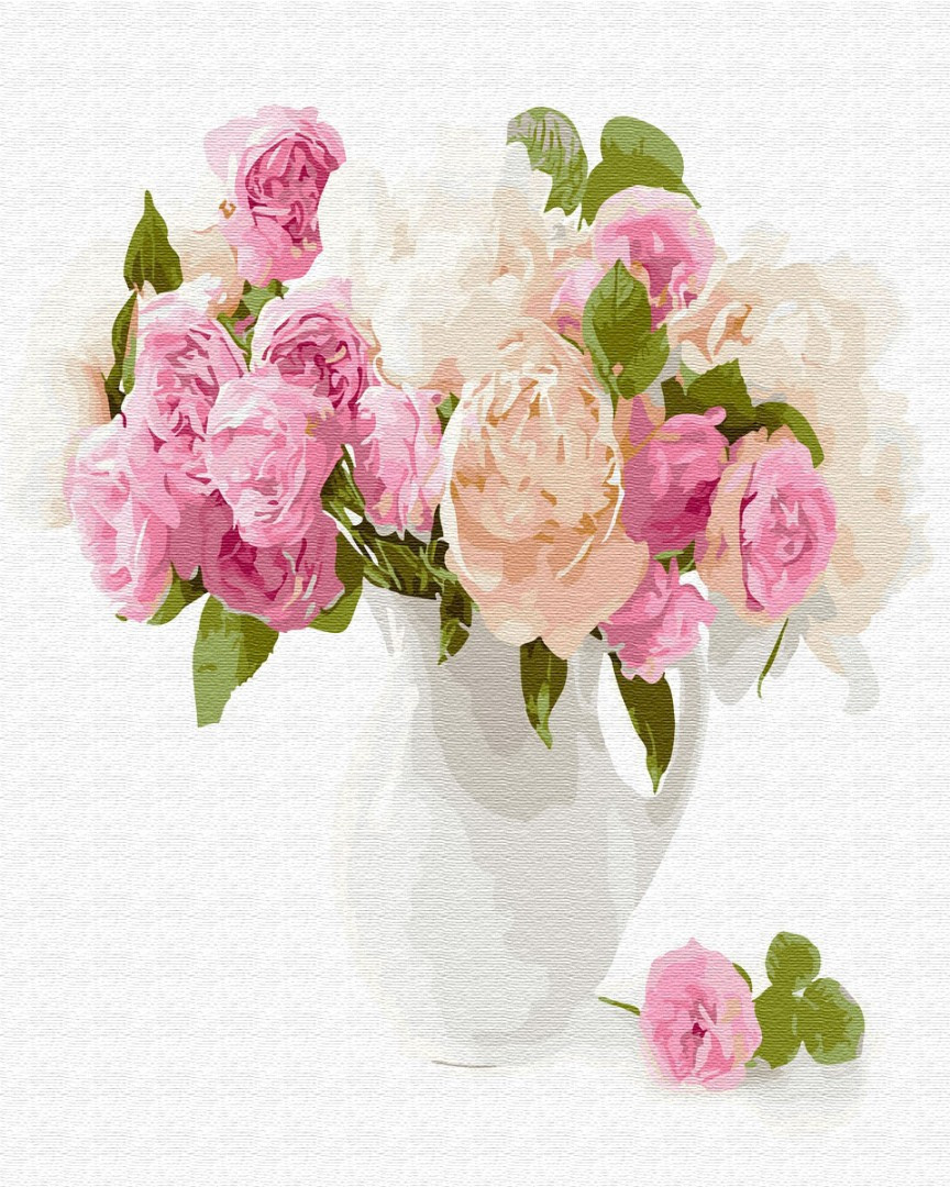 Картина за номерами BrushMe Ніжний букет квітів 40х50см GX29428