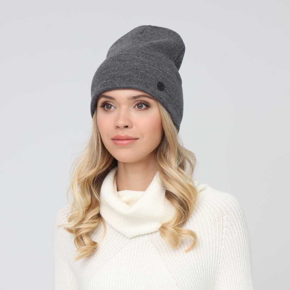 Шапка мужская бени 232-243M LuckyLOOK OneSize Серый