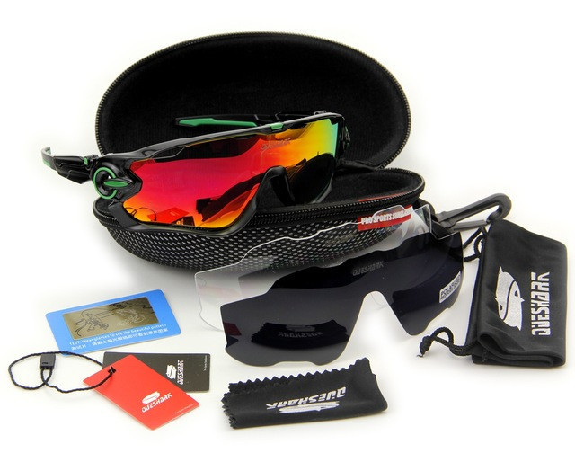 Спортивные солнцезащитные очки Queshark TR90 3 пары линз (gr006597)