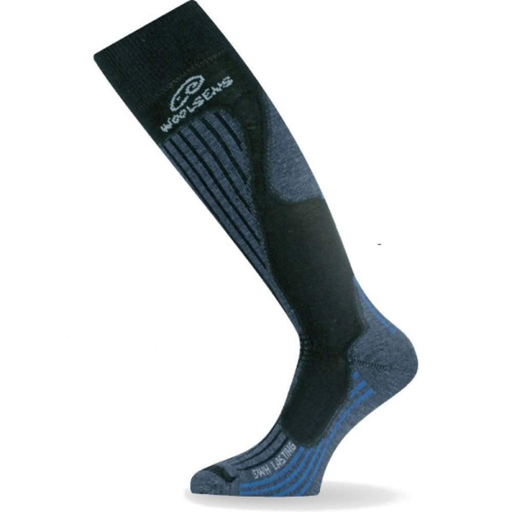 Чоловічі шкарпетки лижні Lasting SWH L (42-45) Чорні