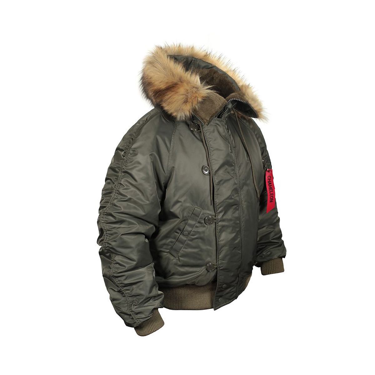 Куртка Chameleon Аляска N-2B Slim OLIVE 44-46 Оливковый (0704-01-44-46)