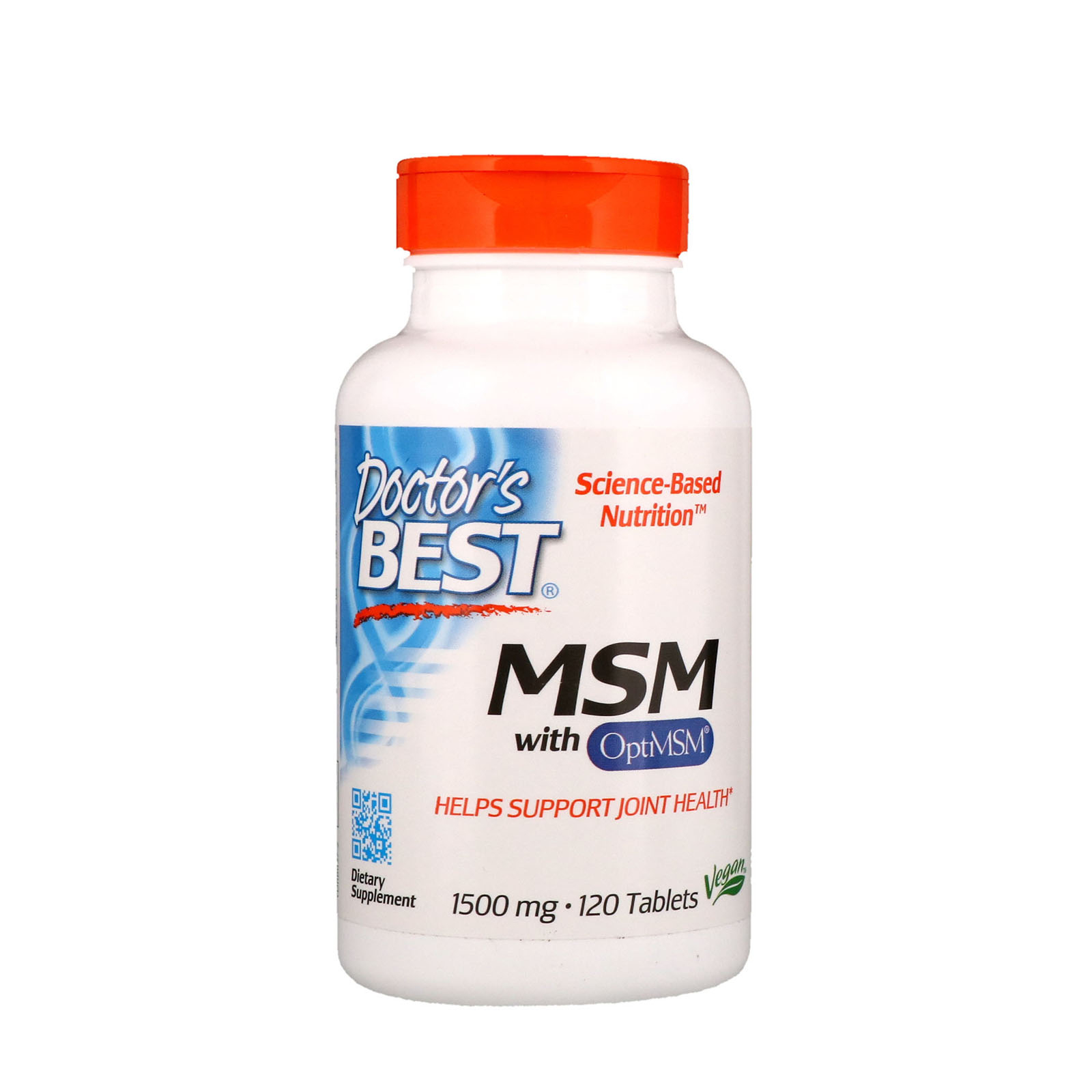Метилсульфонілметан MSM Doctors Best 1500 мг 120 таблеток (9415)