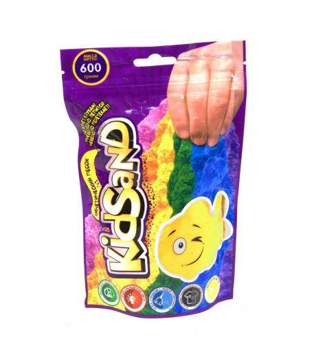 Кинетический песок Danko Toys KidSand, в пакете, 600 г жёлтый