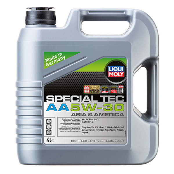 Синтетическое моторное масло Liqui Moly Special Tec AA 5W-30 4 л