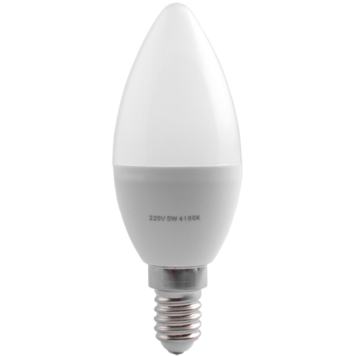 Комплект Лампа светодиодная C0037 Е14 5W 4100K 5 шт Белый (30-SAN278)