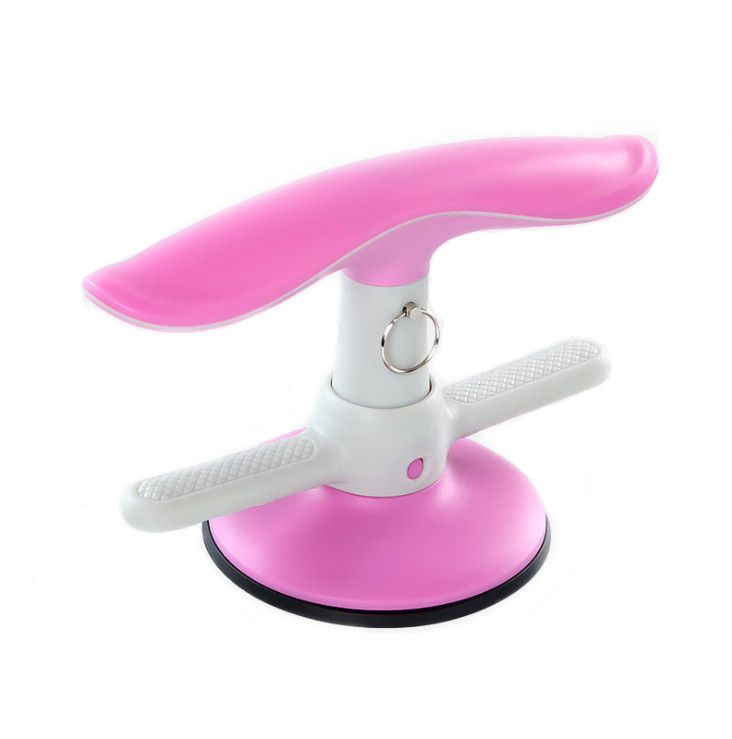 Тренажер-присоска для фиксации ног для преса SIT-UP AID Pink White (kz224-hbr)