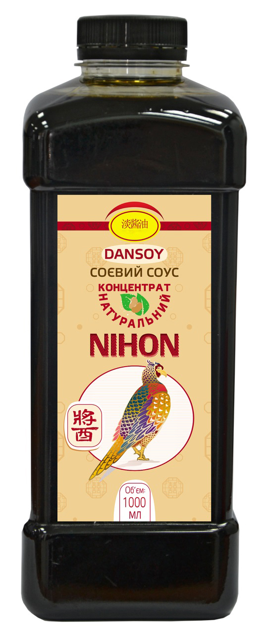 Соус соєвий Dansoy Nihon натуральний 1000 мл (dansoy-nh-1000)