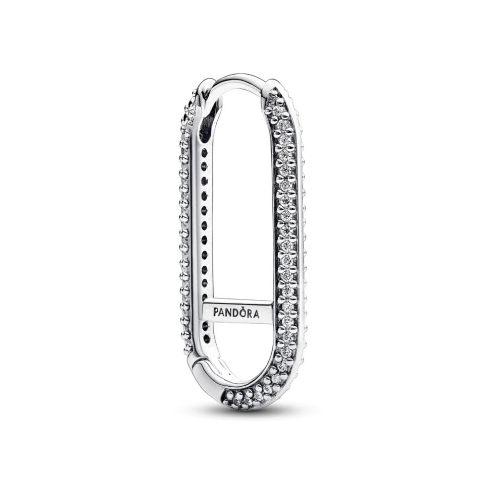 Серьга удлиненная No Brand ME с паве 292796C01 (2558197610)