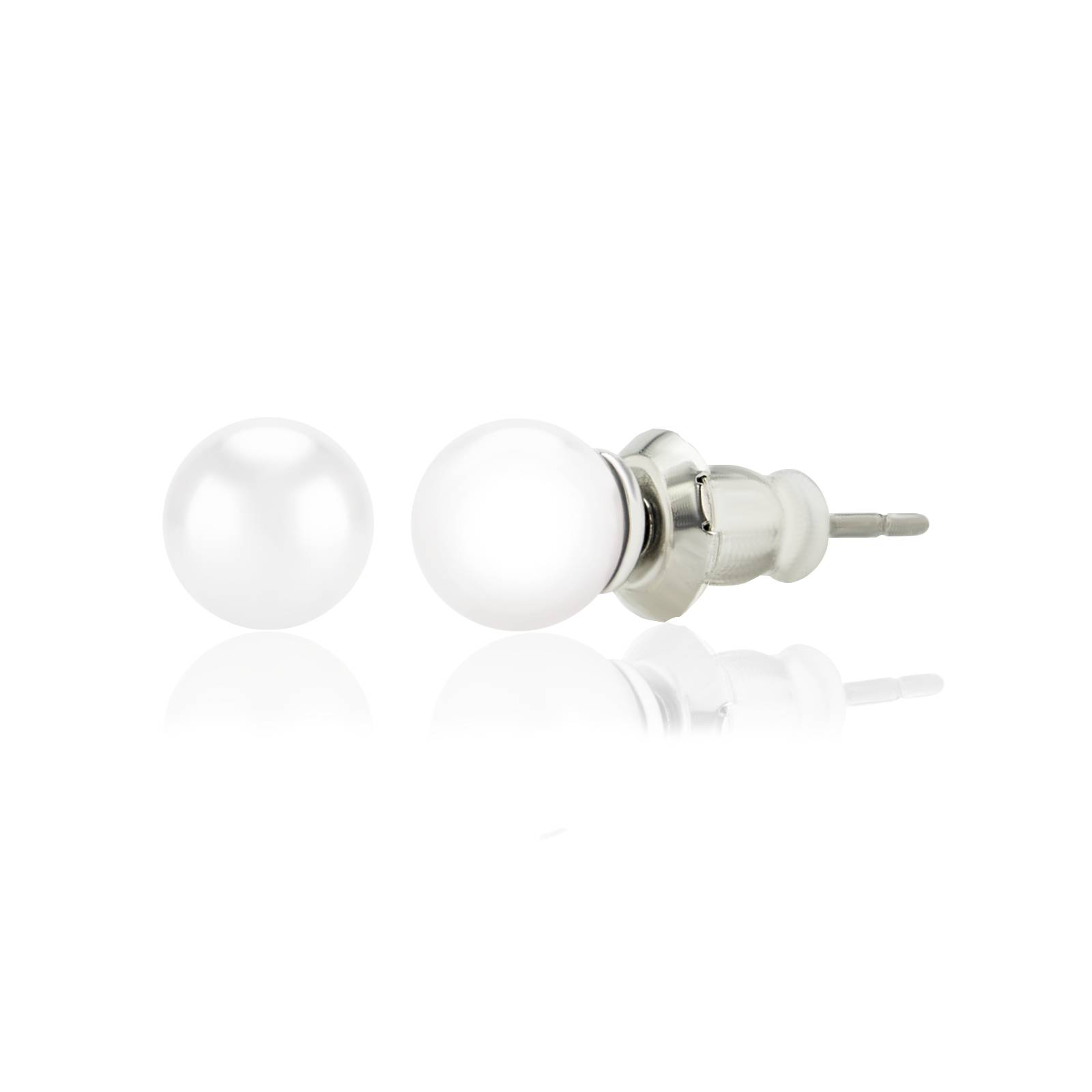 Пусети KOBI Kira 6 мм з перлами Swarovski (7440-6108-07-32)