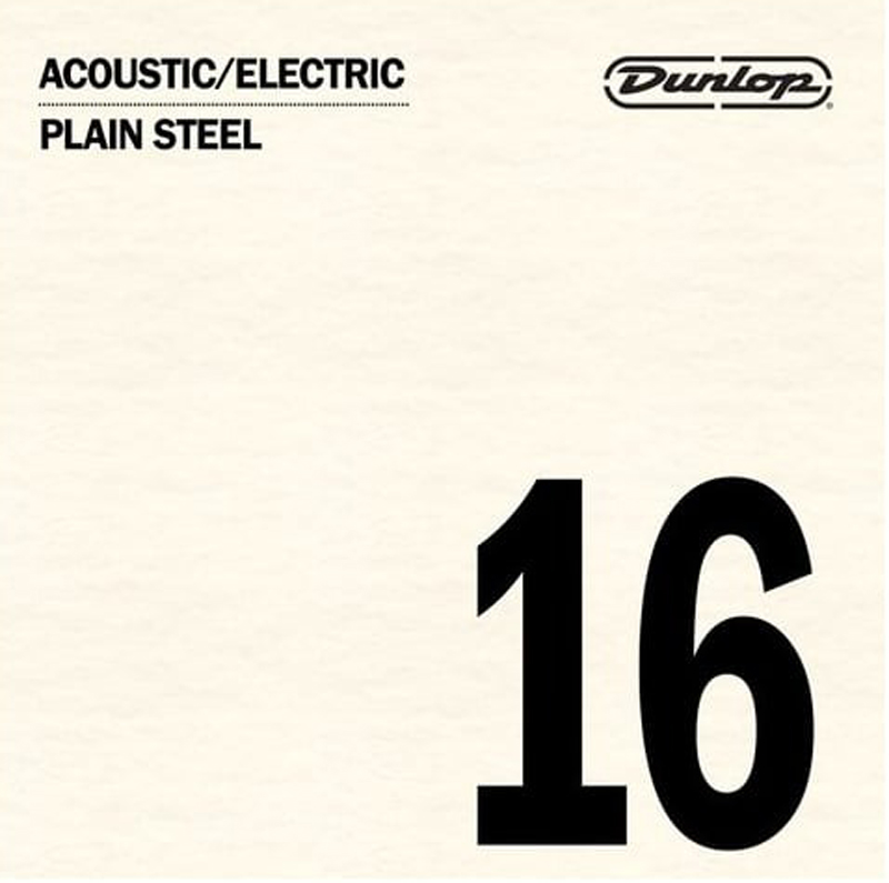 Струна Dunlop DPS16 Acoustic Electric Plain Steel String .016