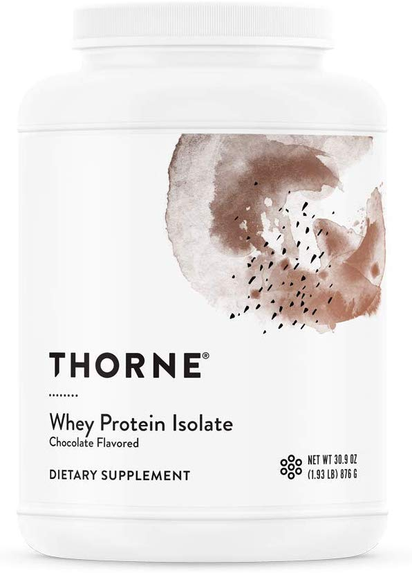 Сывороточный протеин изолят Whey Protein Thorne Research шоколад 876 г (24343)