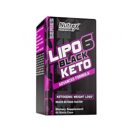 Комплексный жиросжигатель Nutrex Lipo-6 Black Keto 60 Caps