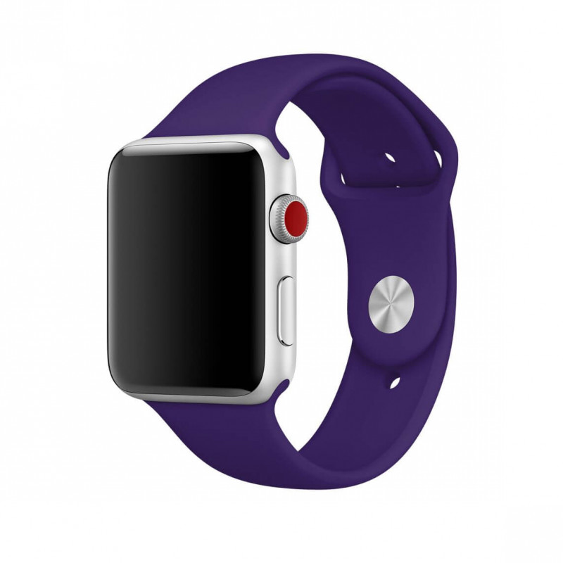 Силіконовий ремінець Epik для Apple watch 42mm / 44mm Фіолетовий / Ultra Violet 785028