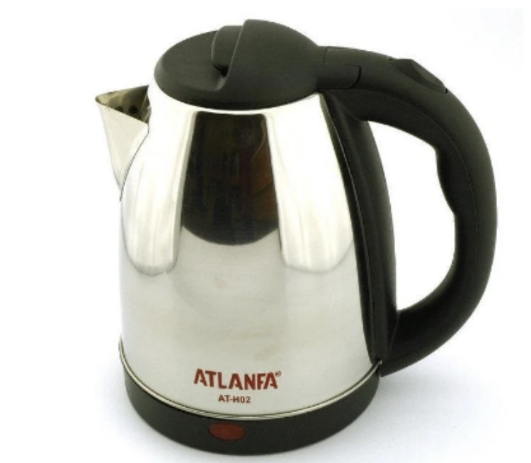 Чайник електричний Atlanfa AT-H02 2 л 1500W Steel (301002)