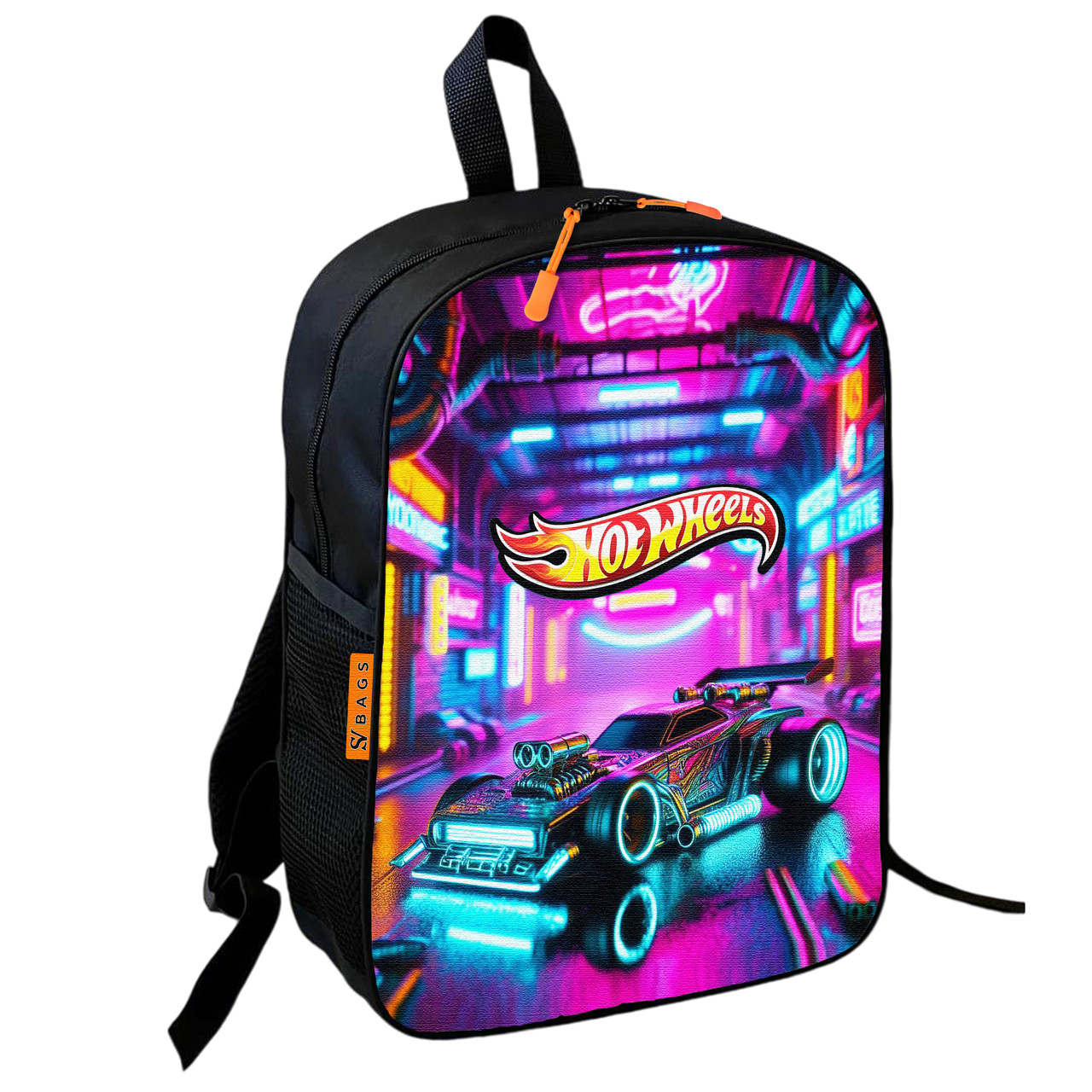 Дитячий шкільний рюкзак Hot Wheels 36х27х13 см, водонепроникний, різнокольоровий