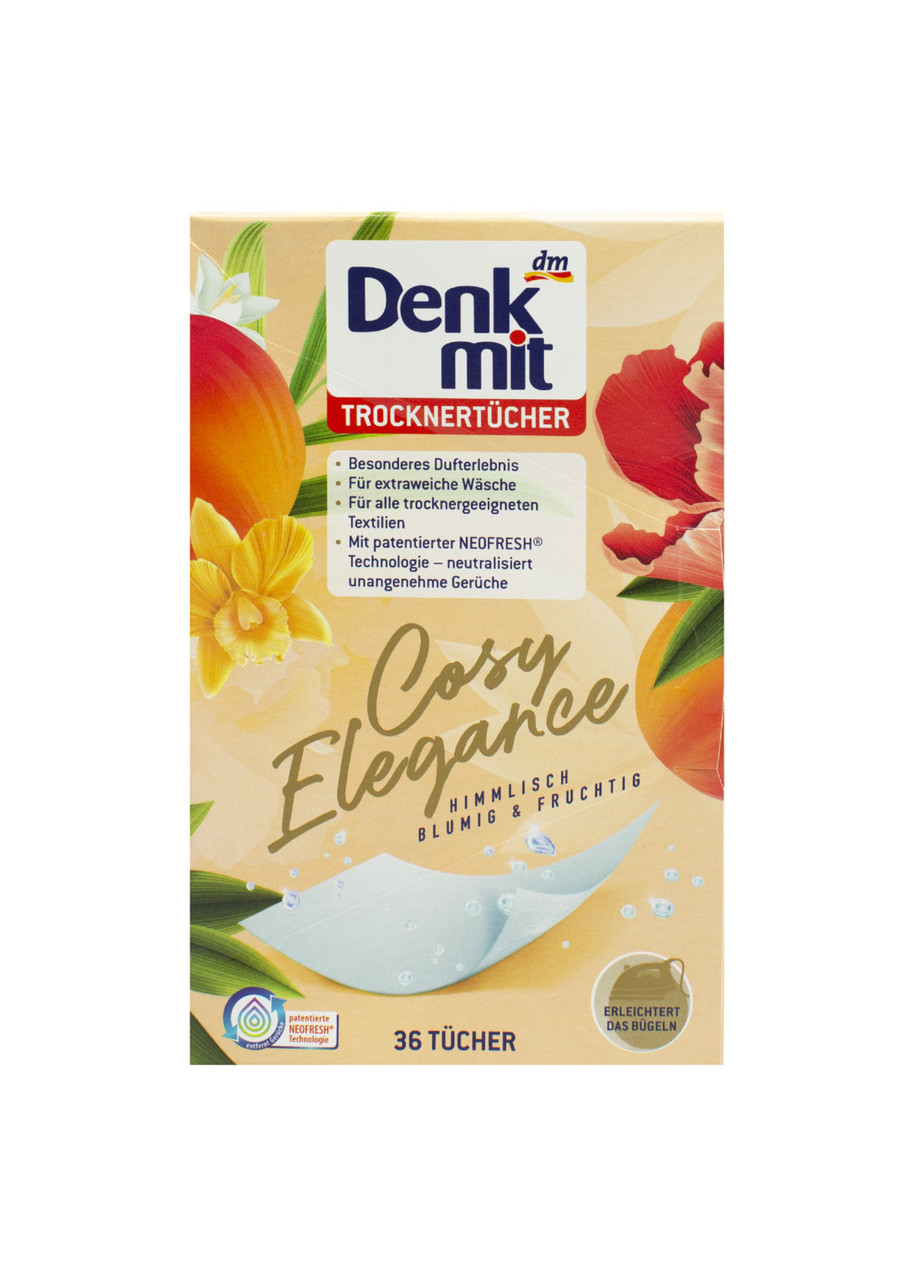 Ароматизированные салфетки для сушильной машины DenkMit Cosy Elegance 36 шт