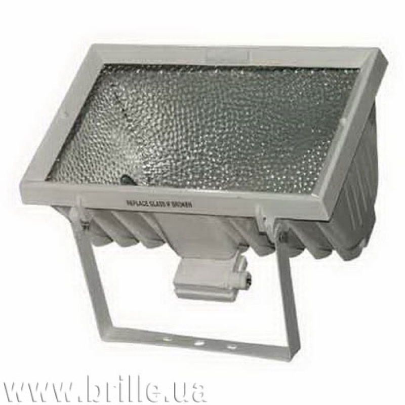 Прожектор галогенный Brille IP55 HI-004 Белый 155007