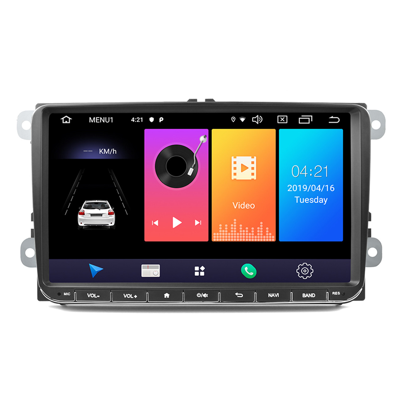 Штатна магнітола 9 Volkswagen 9021A Passat B6/B7/CC/Caddy/Tiguan/Jetta/Polo/Golf Android 8.1 (4000-11389)