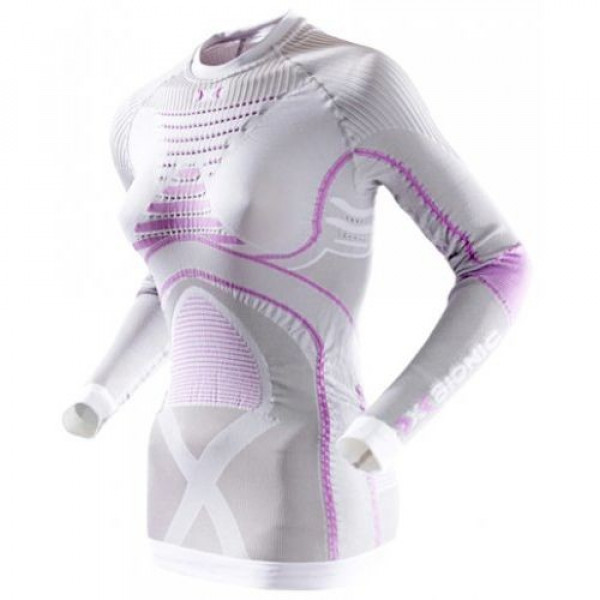 Термокофта X-Bionic Radiactor Evo Shirt Long Sleeves Round Neck Woman Silver XS (1068-I020318 XS S050)