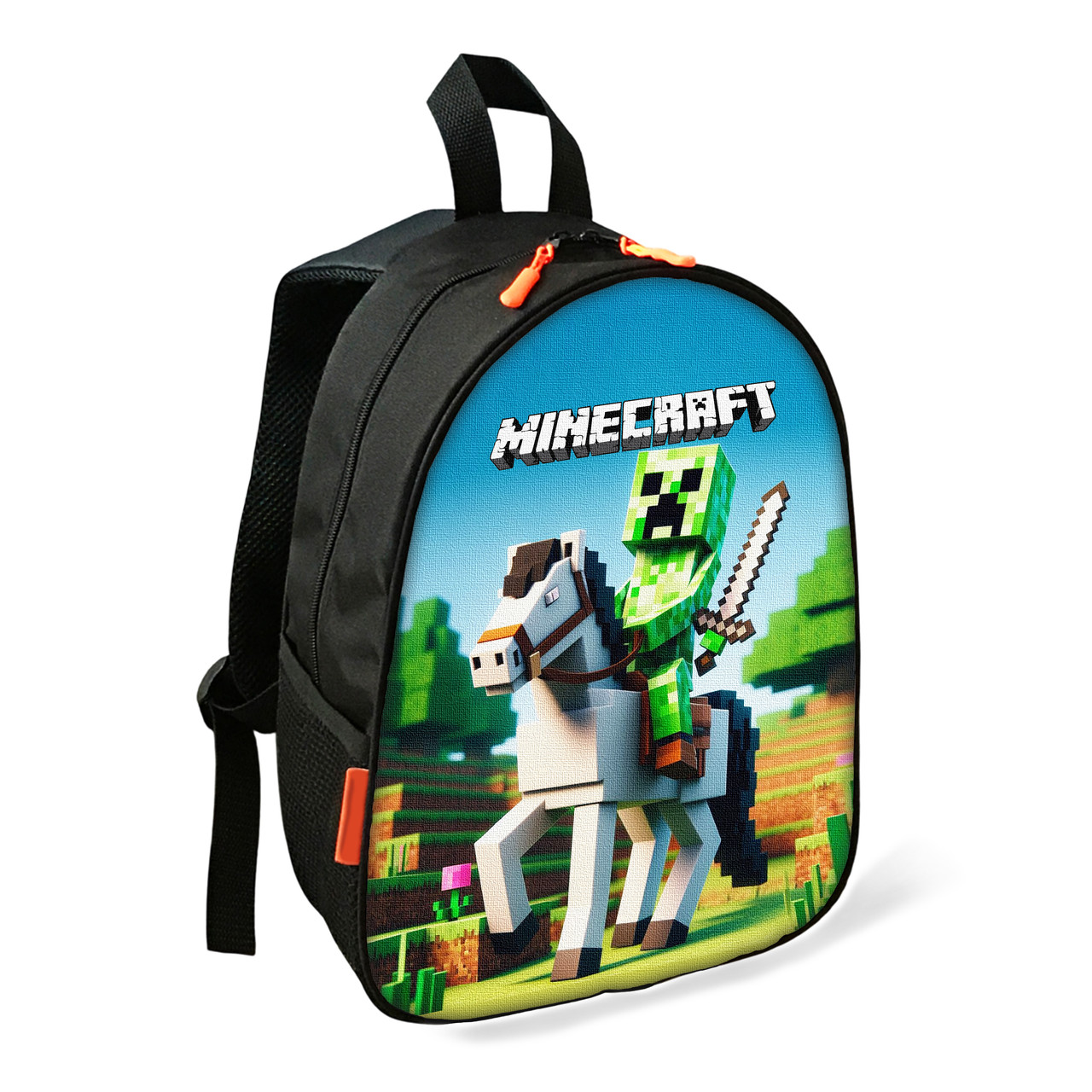 Шкільний рюкзак Minecraft Кріпер 34х27х13 см, різнокольоровий