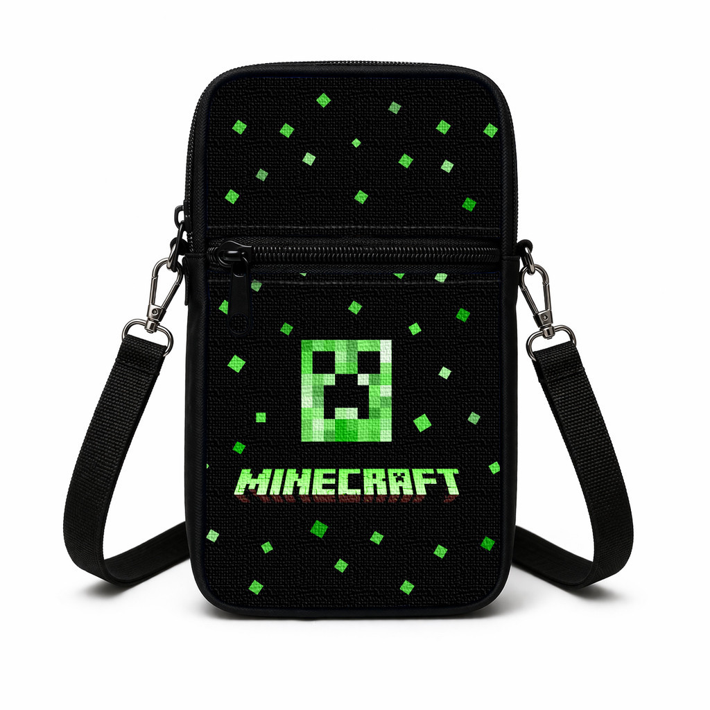 Дитяча сумка через плечо Minecraft з принтом, 19×10×5 см, поліестер