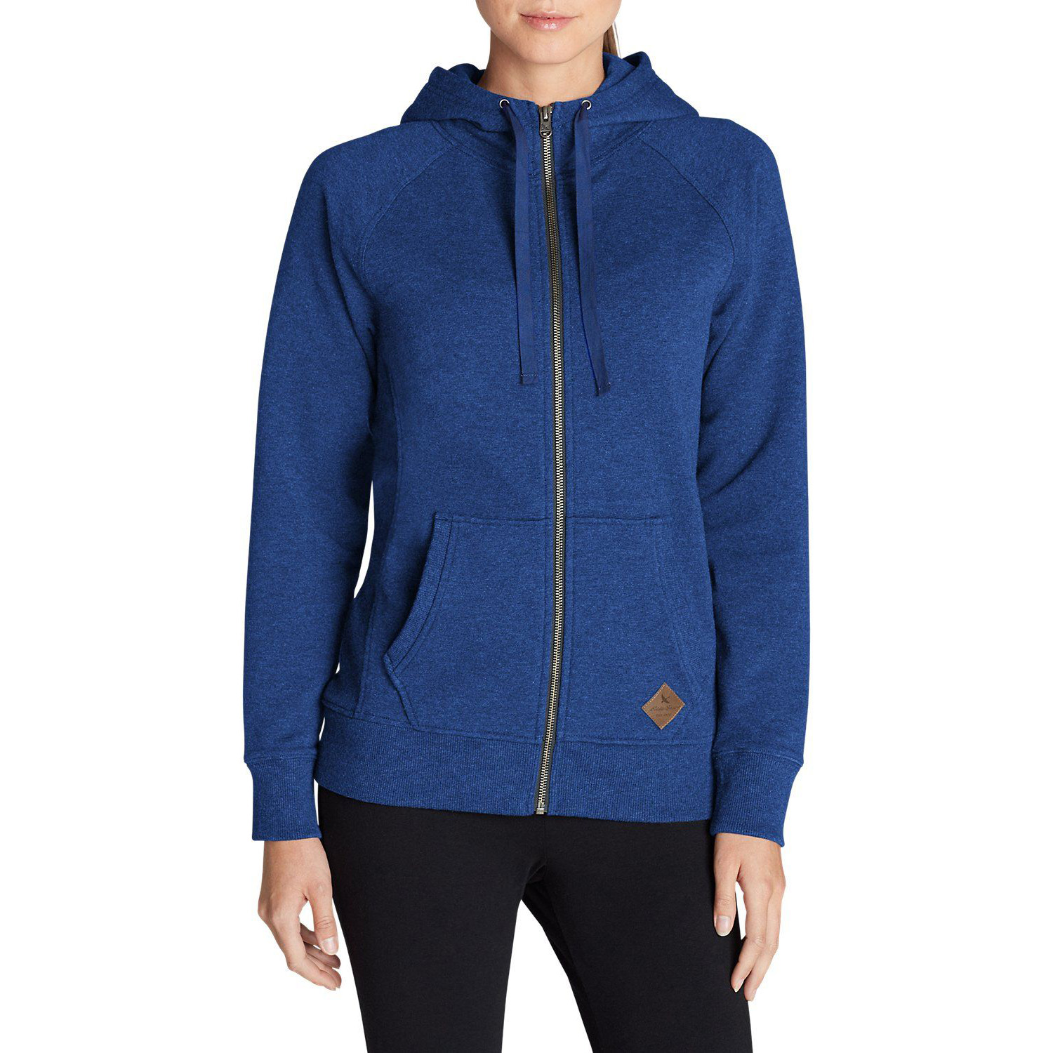Кофта Eddie Bauer Womens Pilchuck Full-Zip Hoodie HTR STORM S Синя (0183HTST-S)