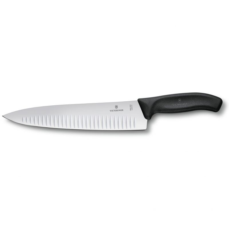 Кухонний ніж для нарізки Victorinox Swiss Classic Carving 25 см Чорний (6.8023.25B)