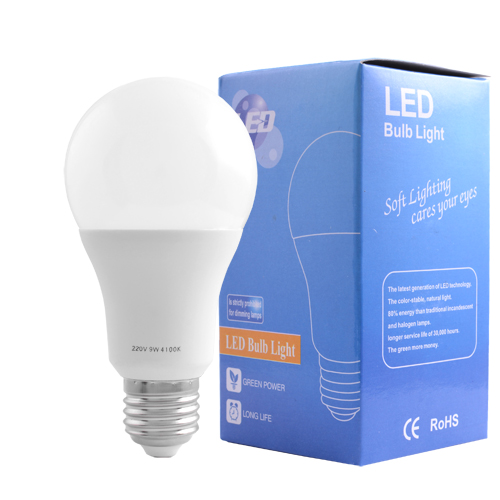 Комплект Лампа світлодіодна A0065 Е27 9W 4100K 5 шт Білий (30-SAN270)