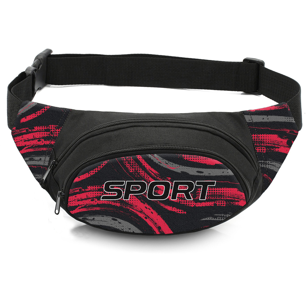 Дитяча сумка-бананка No Brand Sport 32х8х13 см, чорна