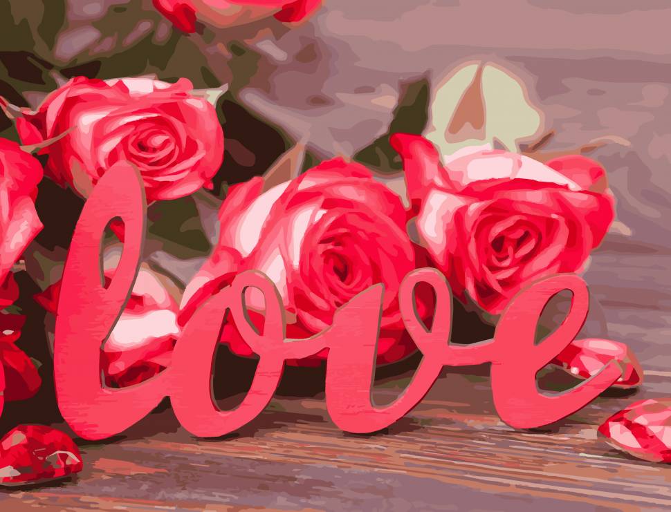 Картина за номерами Art Craft "Троянди любові" 40 * 50 см 12118-AC
