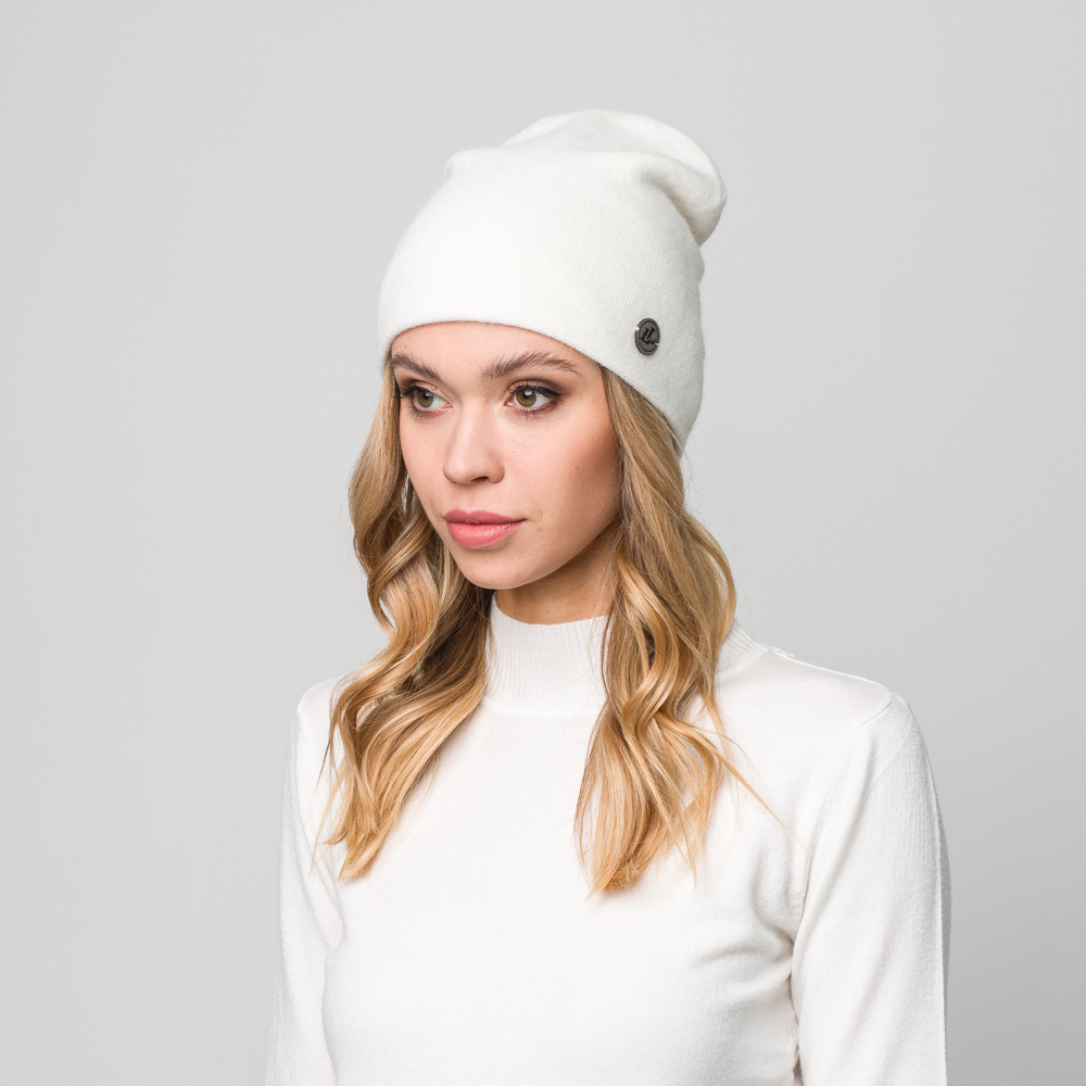 Шапка LuckyLOOK колпак 663-122 One size Белый