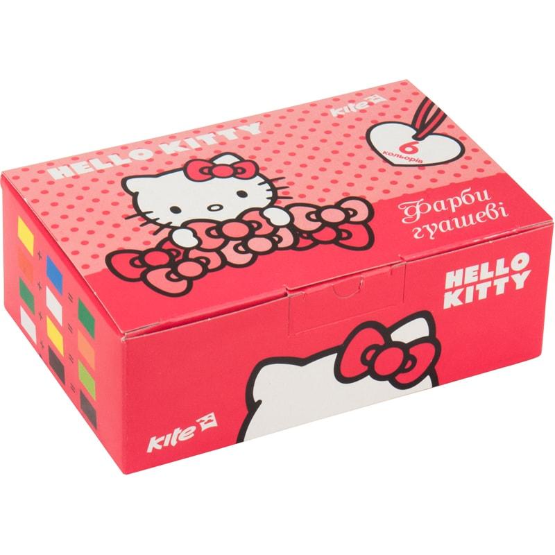 Гуаш Kite Hello Kitty 6 кольорів (HK17-062)