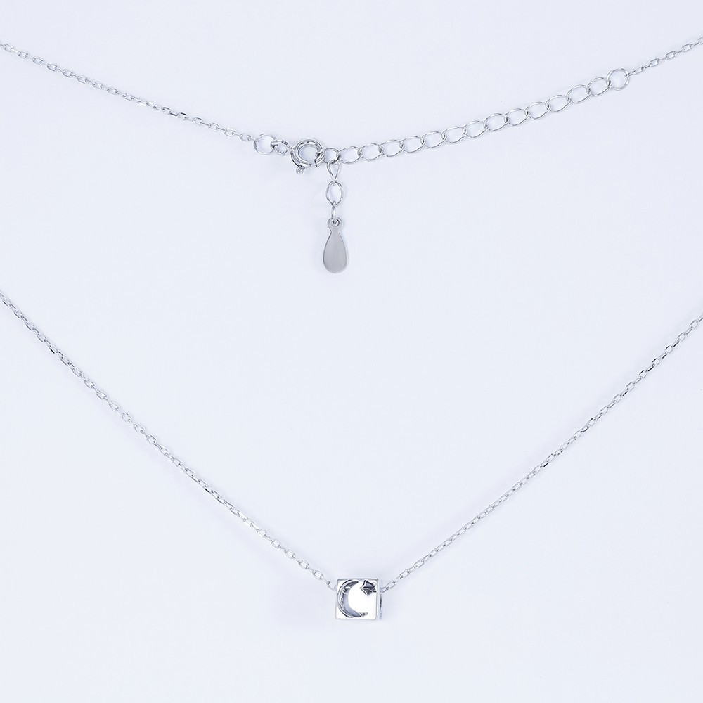 Колье серебрянное Infini родированное kl2-41 40+5 см