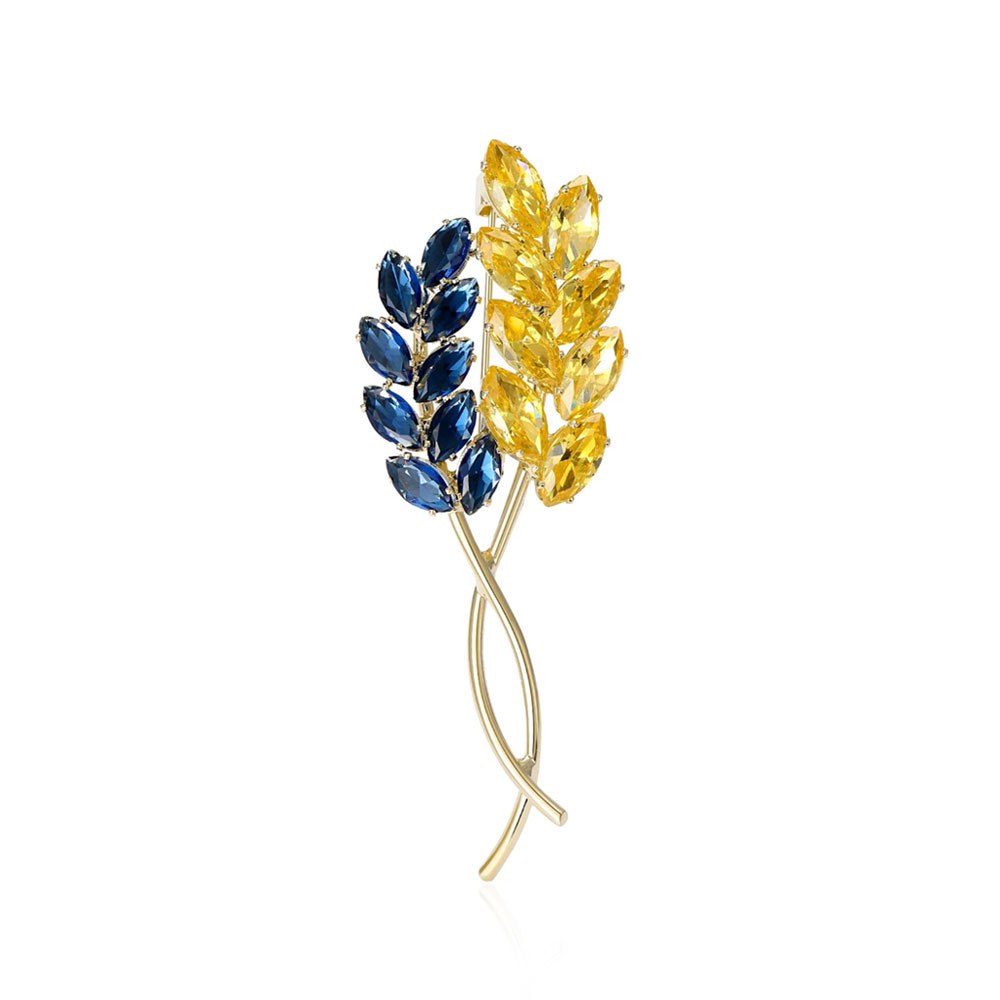 Брошка BROCHE Колоски різнокольорова BRBF114014