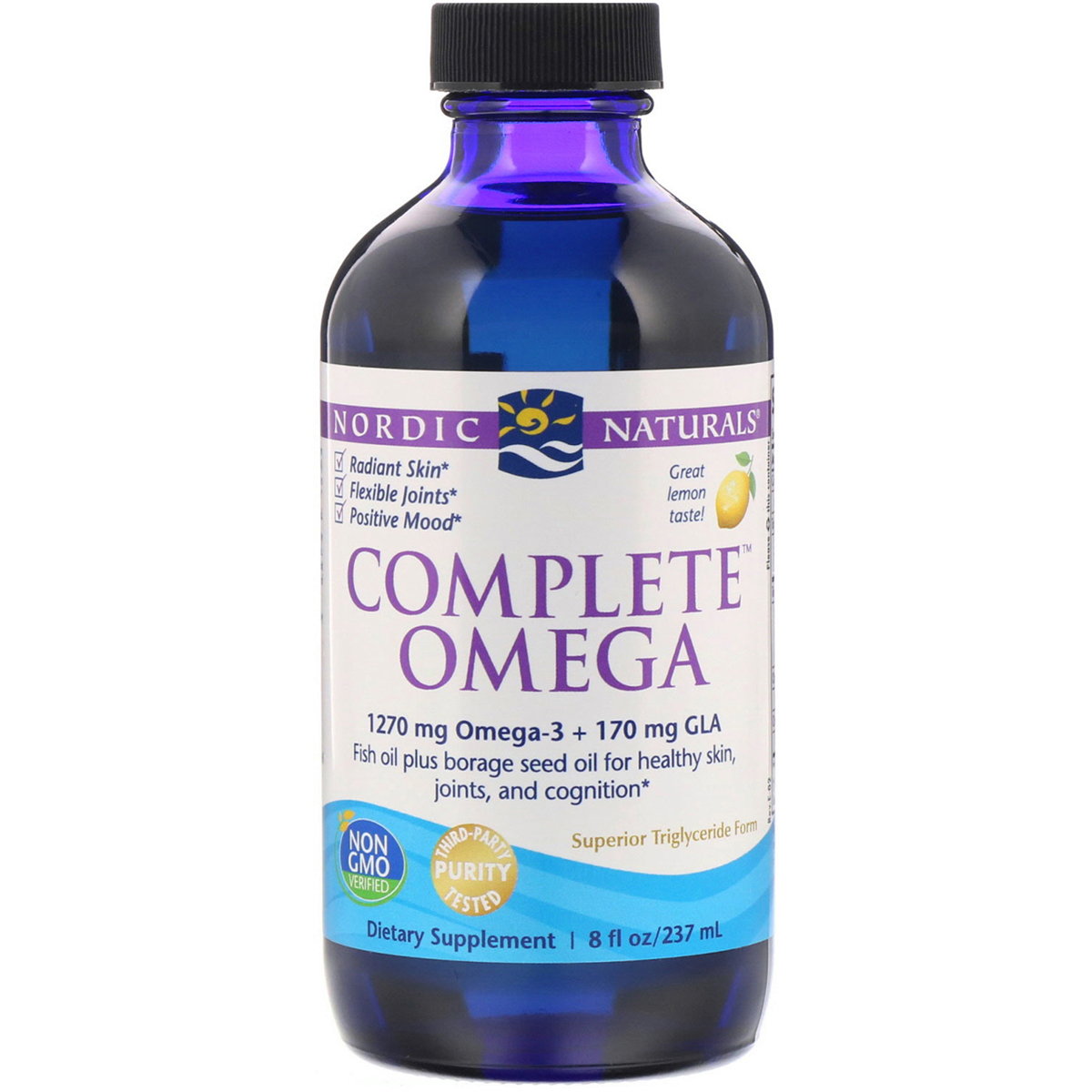 Омега комплекс с лимоном Nordic Naturals Complete Omega 237 мл