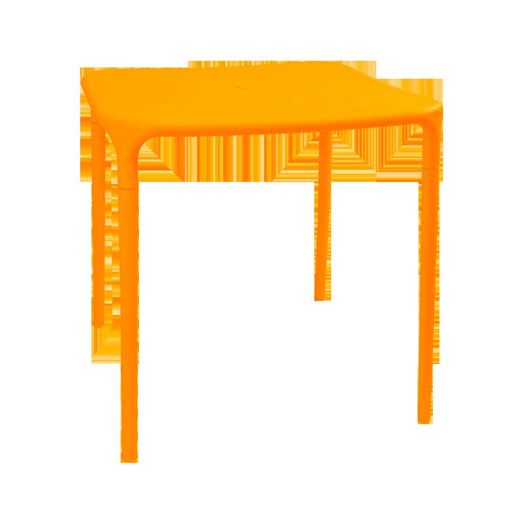 Стол AL-PH квадратный пластиковый Оранжевый (18-100029-4)