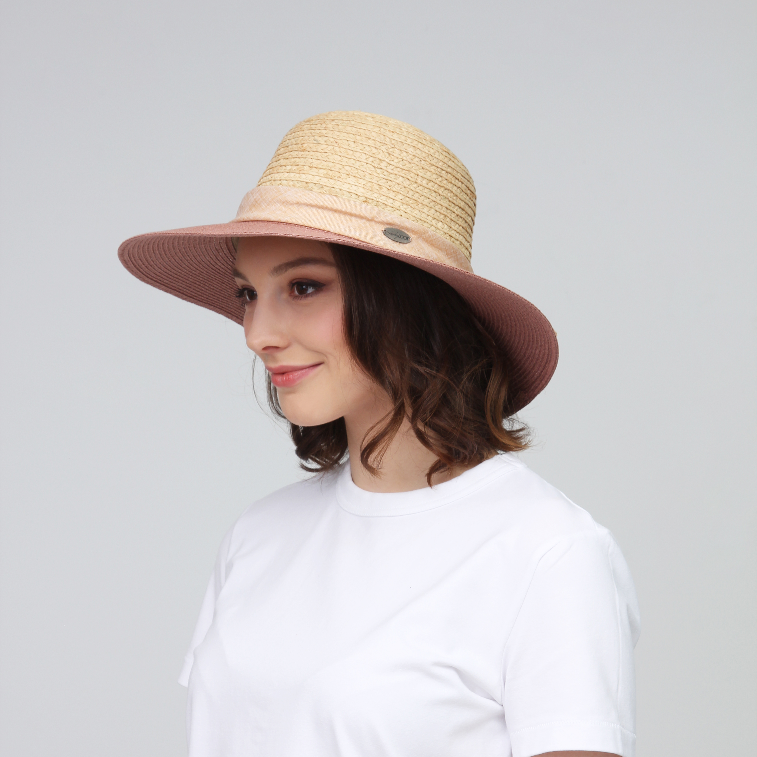 Шляпа LuckyLOOK со средними полями 376-114 One size Желтый