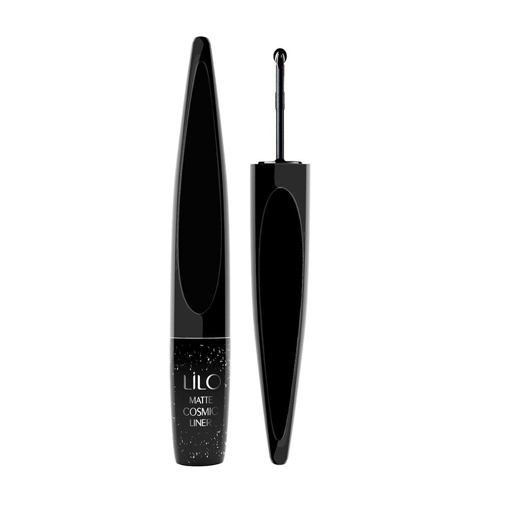 Подводка для глаз жидкая матовая LiLo MATTE COSMIC Чёрная 1 мл
